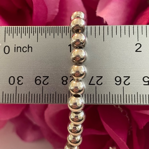 Silpada Sterling Silver 6mm Bead Bracelet B0059 - Picture 14 of 16